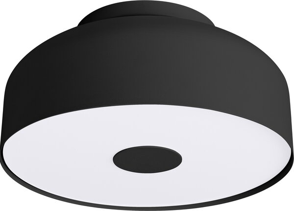 Lampada da soffitto OMIQ nero 4xE27 15W acciaio/PVC 15x30x30cm Sollux Lighting