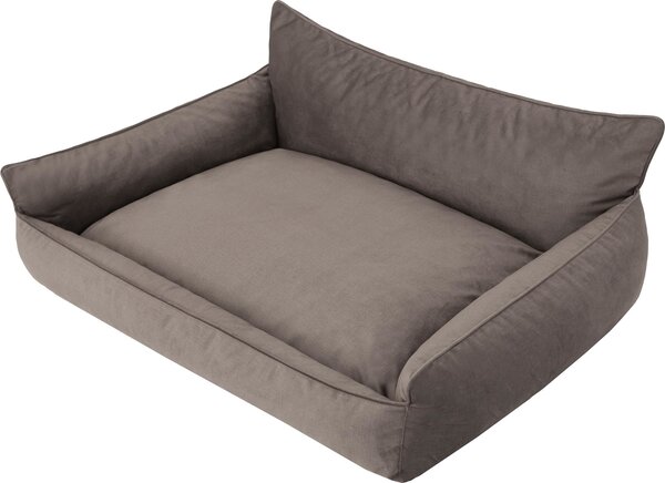 Lettino per cani - Joker 65x50cm - comodo cuscino per cani con schienale rialzato e sfoderabile | Tessuto fantasia | PillowPrim
