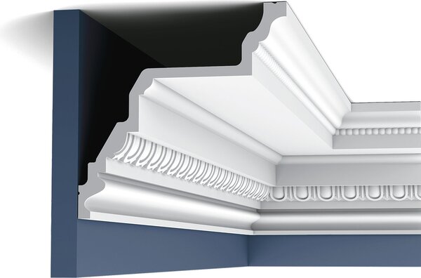 Orac Decor C307 Luxxus profilo decorativo a soffitto a parete profilo decorativo a stucco profilo decorativo a stucco cornice modanatura decorativa modanatura angolare | 2 metri