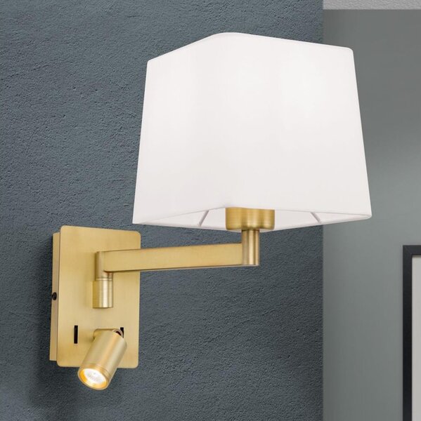 Orion WA 2-1469/1- Applique a LED CARLTON 1xE27/40W/230V + LED/3W bianco/oro