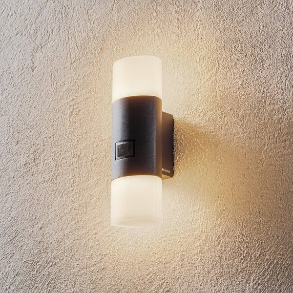 STEINEL L 910 S applique LED a sensore antracite, Nero, Alluminio, Moderno