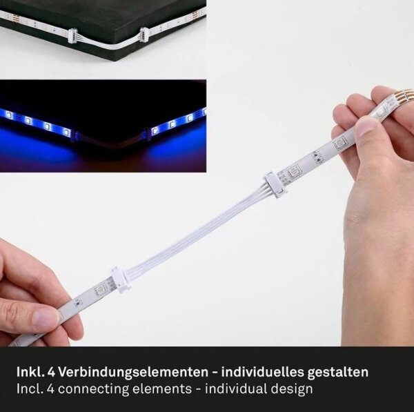 Brilo - Striscia LED RGBW dimmerabile 6,5m LED/22W/230V + +TC