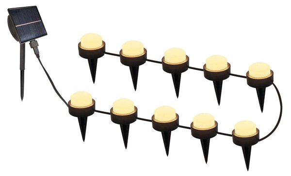 Lumisky Soliray, lampada solare, plastica, nero, 5W