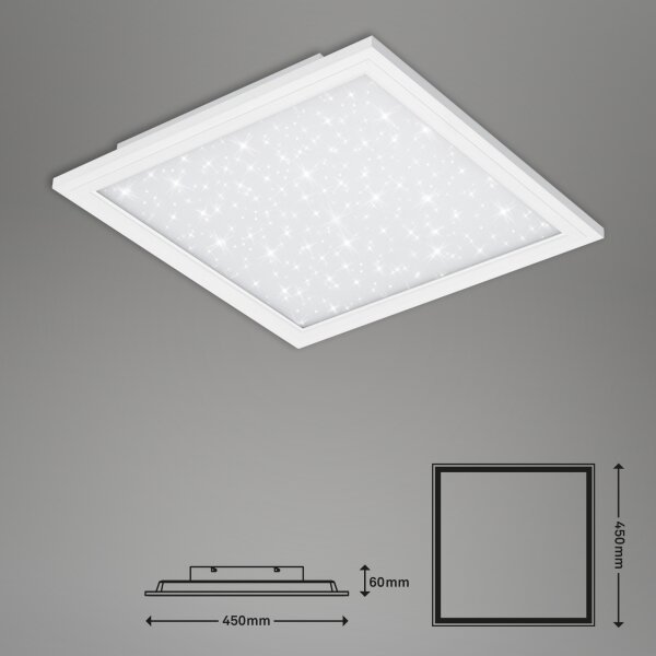 Briloner 7391-016 - Plafoniera LED STARRY SKY LED/22W/230V