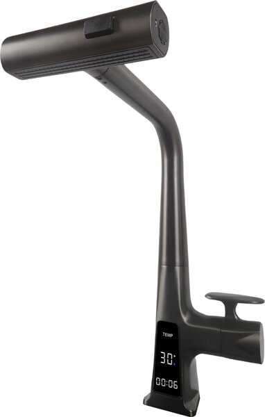 Rubinetto da cucina JF-9002B con bocca estraibile, display, a cascata