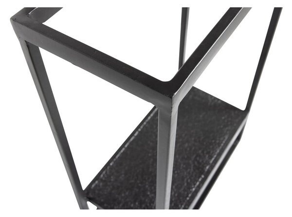 Supporto da parete in metallo nero 40x60 cm Febe - WOOOD