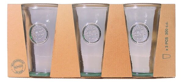 Set di 3 barattoli in vetro riciclato Ego Dekor , 300 ml Authentic - Ego Dekor