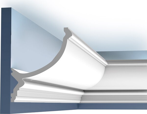 Orac Decor C900 Luxxus Modanatura classica Modanatura decorativa Modanatura angolare in stucco Cornice a soffitto Illuminazione indiretta | 2 metri