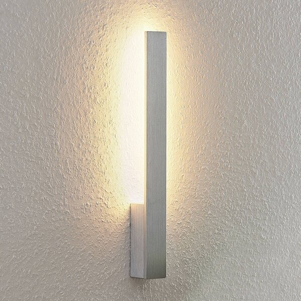 Applique da parete a LED Ivano Arcchio, Alluminio / Grigio / Zincato, Corridoio, Alluminio, Moderno, Applique a LED