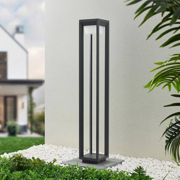 Lampioncino da giardino Gamion PRIOS, Alluminio / Grigio / Zincato, Alluminio, Moderno, Lampada LED da esterni