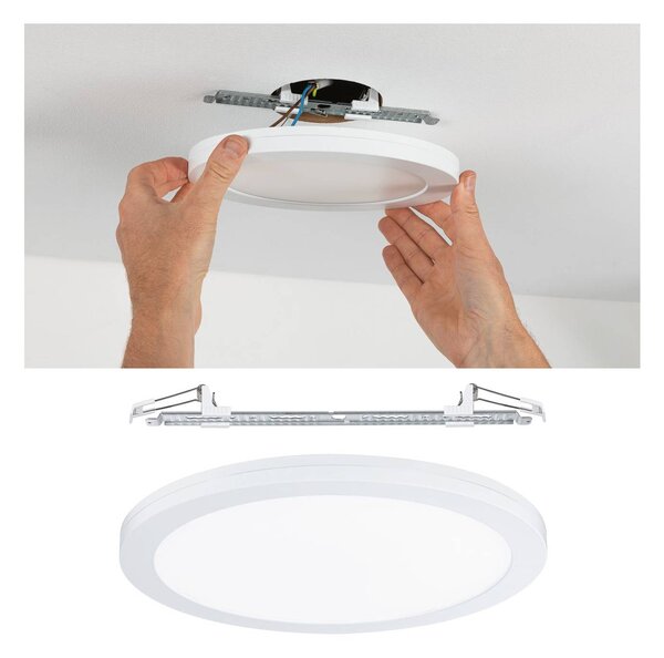 Paulmann Cover it pannello LED 4.000 K 33 cm, Bianco / Opale, Soggiorno / Sala da pranzo, Plastica