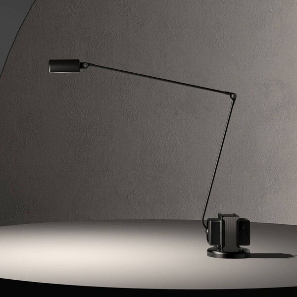 Lumina Lampada da scrivania Daphine, dimmerabile, Nero, Studio / Ufficio, Metallo, Moderno, Lampada da tavolo LED