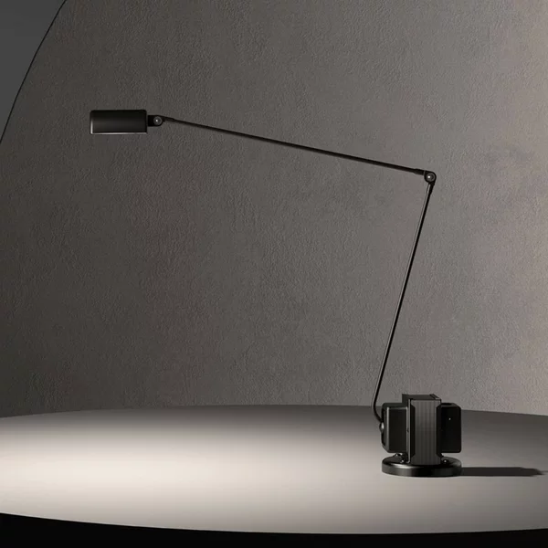 Lumina Lampada da scrivania Daphine, dimmerabile, Nero, Studio / Ufficio, Metallo, Moderno, Lampada da tavolo LED