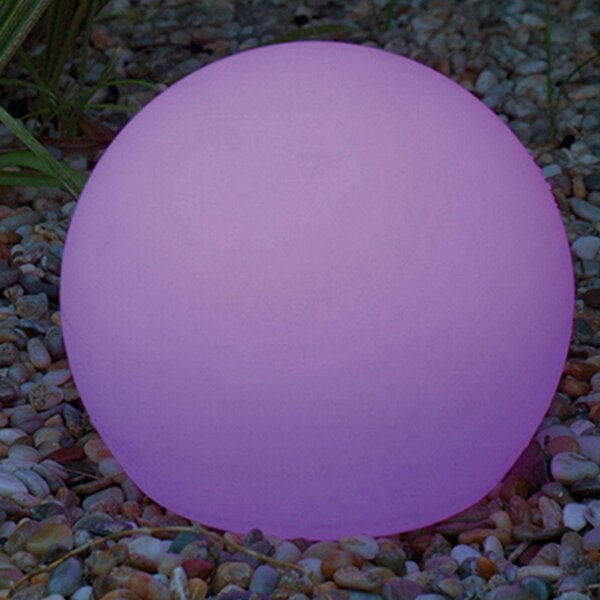 Newgarden Lampada solare Buly, dimmerabile, Bianco / Opale, Plastica, Moderno, Lampada solare