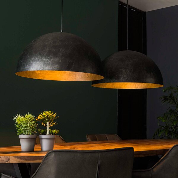 ZIJLSTRA Lampada a sospensione Akardien, dimmerabile, Nero, Soggiorno / Sala da pranzo, Metallo, Vintage, Lampada a sospensione