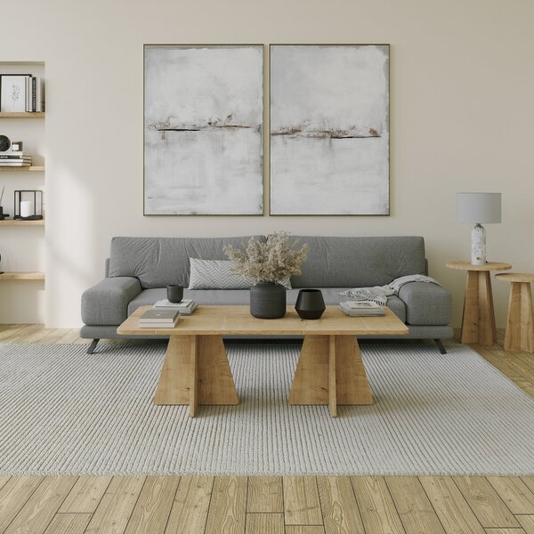 Skye Decor, Mushroom 2 - Sapphire Oak, tavolini, rovere zaffiro, 120 x 40 x 60 cm
