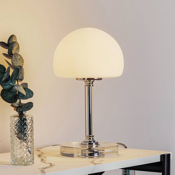 Steinhauer Lampada da tavolo a LED Ancilla, dimmerabile, Cromo / Argento, Soggiorno / Sala da pranzo, Metallo, Moderno, Lampada da tavolo LED