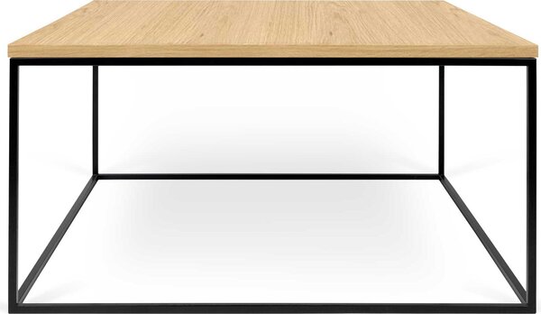 Tavolino Gleam 75x75 - rovere/acciaio