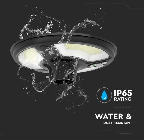 Lampada stradale solare LED con sensore LED/10W/3,2V 6500K IP65+ telecomando