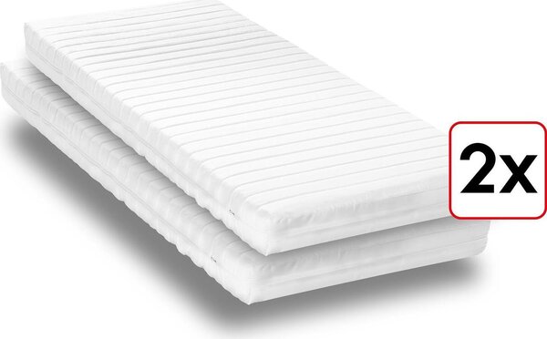 Materasso in schiuma fredda K16 90 x 190 cm, altezza 16 cm, grado di rigidità H2/H3