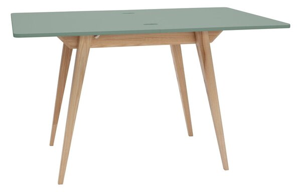 Tavolo da pranzo pieghevole con piano verde 65x90 cm Envelope - Ragaba