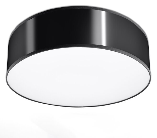 Lampada a soffitto ARENA 35 nero 2xE27 15W PVC 11x35x35cm Sollux Lighting