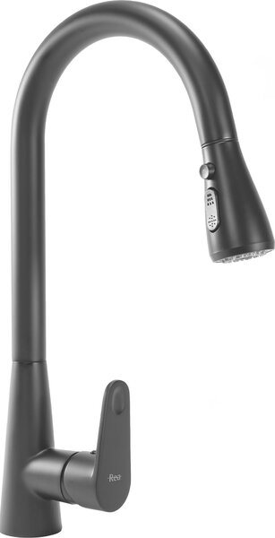 Rubinetto da Cucina Rea Mild Black Mat