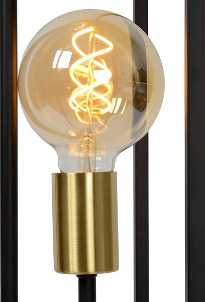 Lucide Lampada da terra Ruben, Nero, Soggiorno / Sala da pranzo, Metallo, Moderno, Lampada da terra