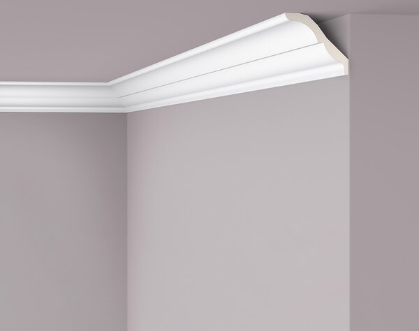Modanatura del soffitto NMC Z21 ARSTYL Noel Marquet Battiscopa decorativo Battiscopa decorativo moderno bianco 2 m
