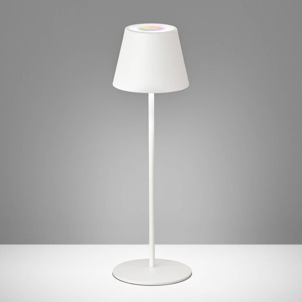 FH Lighting Lampada LED esterni Cosenza con accu RGBW bianco