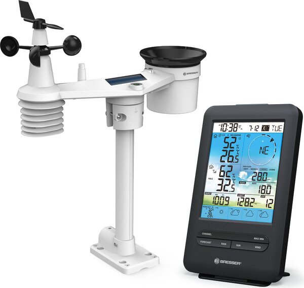 Bresser - 12281 - Stazione meteorologica WLAN 4CAST per 4 giorni, con sensore esterno 7-in-1
