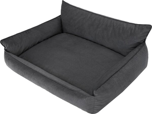 Lettino per cani - Joker 65x50cm - comodo cuscino per cani con schienale rialzato e sfoderabile | Tessuto fantasia | PillowPrim