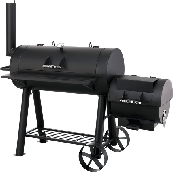 Barbecue a carbonella tepro smoker Milwaukee, superficie di cottura: circa 97,5 x 44 cm