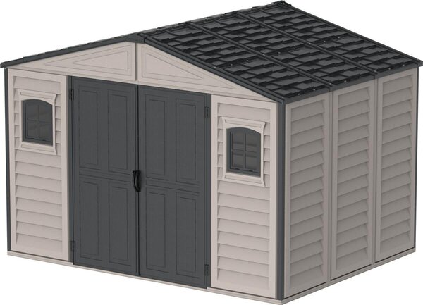 DURAMAX WoodBridge Plus II Casa da giardino 8 m² + struttura del pavimento, vinile, antracite DURAMAX 20225