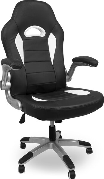 Sedia da gioco Aga Racing MR2050 Nero - Bianco