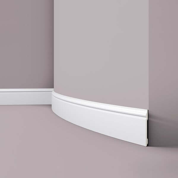 Modanatura per pavimenti NMC FL2 Flex WALLSTYL Noel Marquet Modanatura decorativa flessibile Modanatura decorativa classica colore bianco 2 m