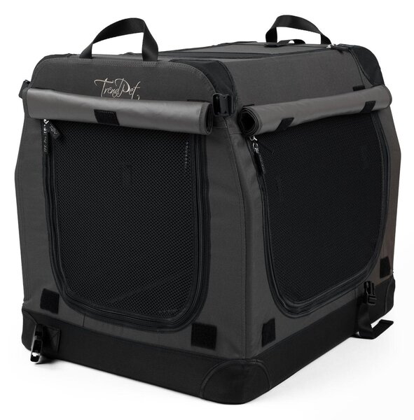 TrendPet Box pieghevole per cani TPX-Pro 90 Grigio