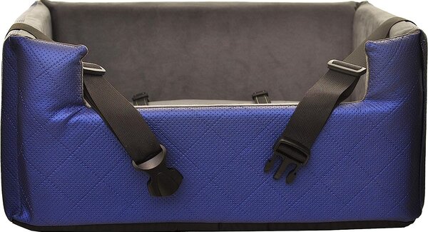 Seggiolino auto per cani Cestino auto Seggiolino auto per cani Lux BLUE Metallic L