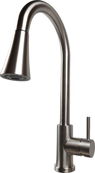 Rubinetto da cucina, JF-7020S rubinetto con doccetta estraibile, 2 funzioni, 400 mm