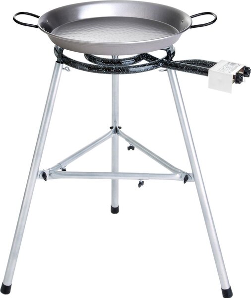 Paella World Comfort Line Set 3 con bruciatore e padella per paella in acciaio Ø 40/55 cm