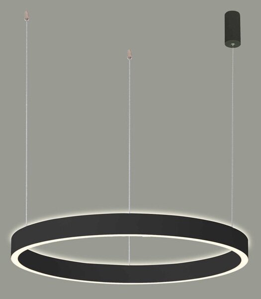 Lampada a sospensione LED 60W BRASCO UP DOWN PND-56215D-060RPP-BK-3KS4K-TRDIMM Italux