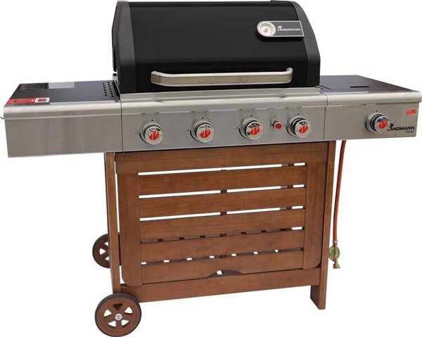 LANDMANN Triton 4.1 Griglia a gas con carrello in legno LANDMANN 12202