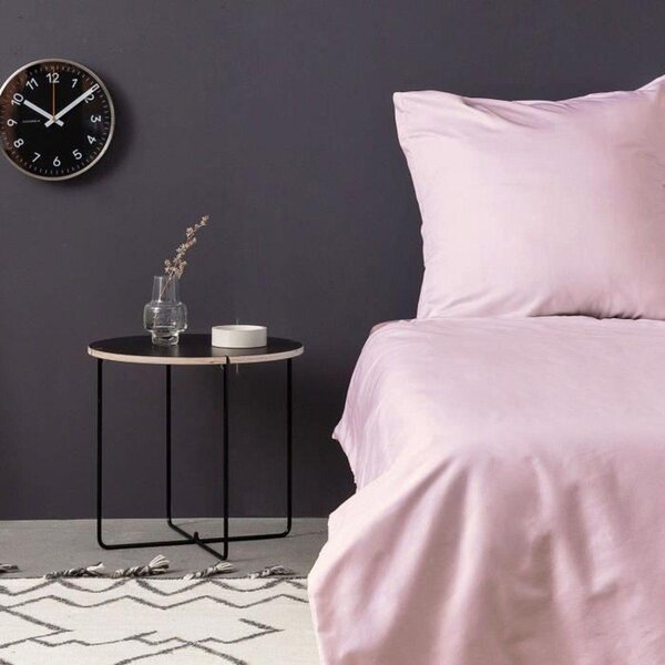 L'Essentiel Linge de Maison, De Light Pink, set copripiumino king in raso (FR), rosa chiaro, 100 % raso di cotone, 240 x 220 cm