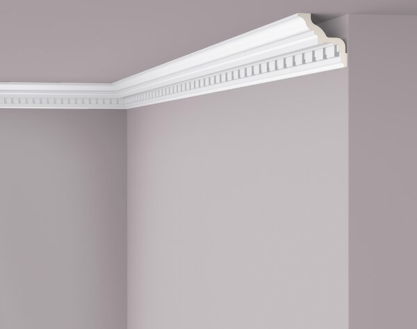 Modanatura del soffitto NMC Z2 ARSTYL Noel Marquet Battiscopa decorativo Battiscopa decorativo moderno bianco 2 m