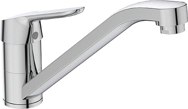 Rubinetto da cucina Ideal Standard Ceraflex con tubo di scarico, lunghezza 228 mm, cromato, 1 pezzo