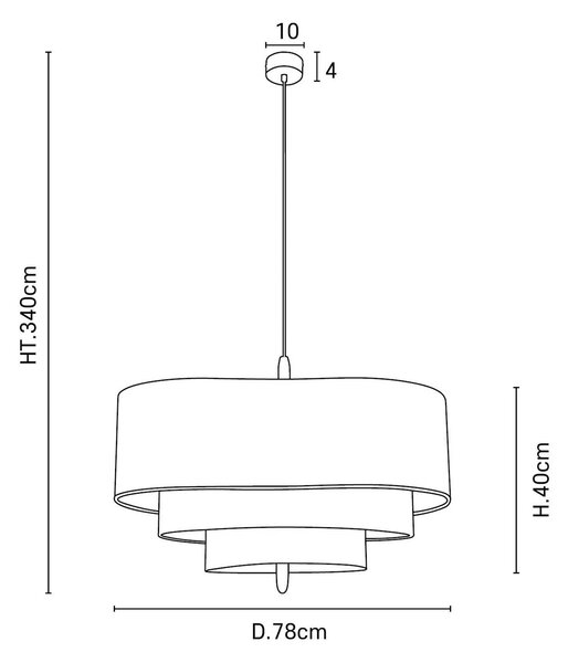 MARKET SET Lampada a sospensione Pebble, dimmerabile, Crema / Ambra, Soggiorno / Sala da pranzo, Tessuto / Stoffa / Seta, Design, Lampada a sospensione