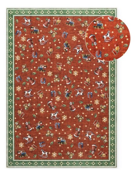 Tappeto rosso/verde a tema natalizio 160x230 cm Toy's Delight Nostalgic Noel Red Green – Villeroy&Boch