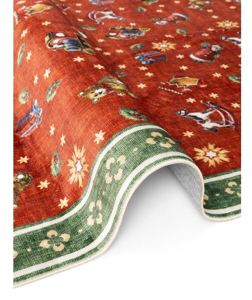 Passatoia rossa/verde a tema natalizio 80x200 cm Toy's Delight Nostalgic Noel Red Green – Villeroy&Boch