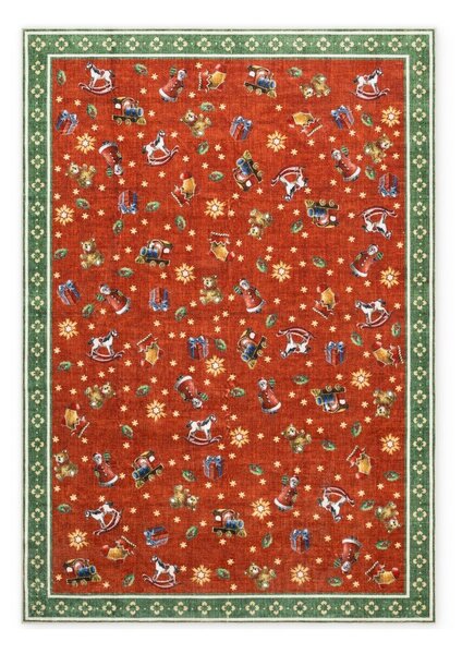 Tappeto rosso/verde a tema natalizio 160x230 cm Toy's Delight Nostalgic Noel Red Green – Villeroy&Boch