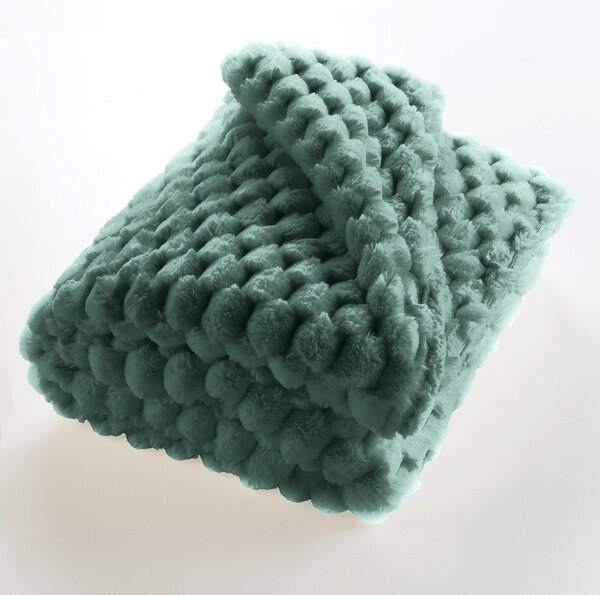 Coperta verde in micropile 220x240 cm Frosty – douceur d'intérieur